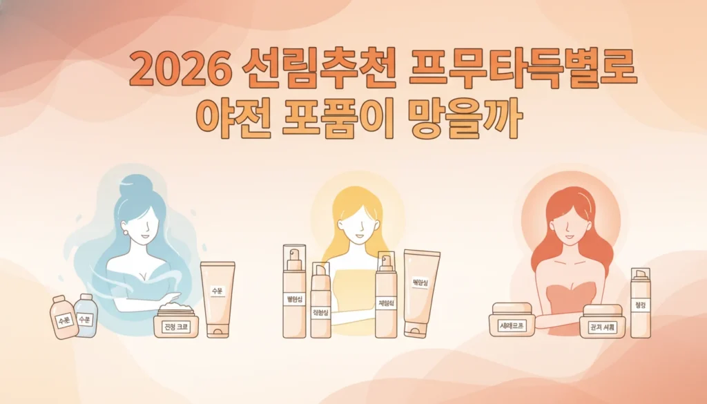 2026 선크림 추천, 피부 타입별 인기 제품과 가격 비교 대표 이미지