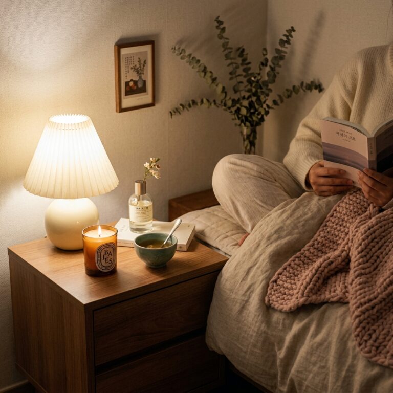 저녁마다 손이 가는 집콕 루틴: 향, 조명, 티타임으로 분위기 바꾸기