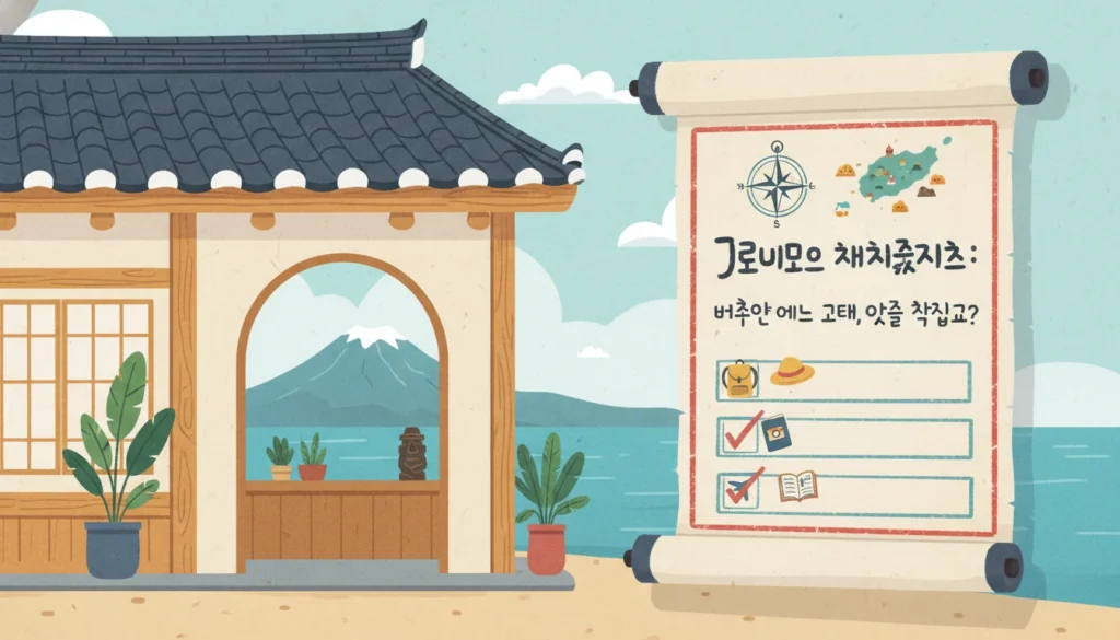 제주도 여행 체크리스트, 출발 전에 무엇부터 확인할까 대표 이미지