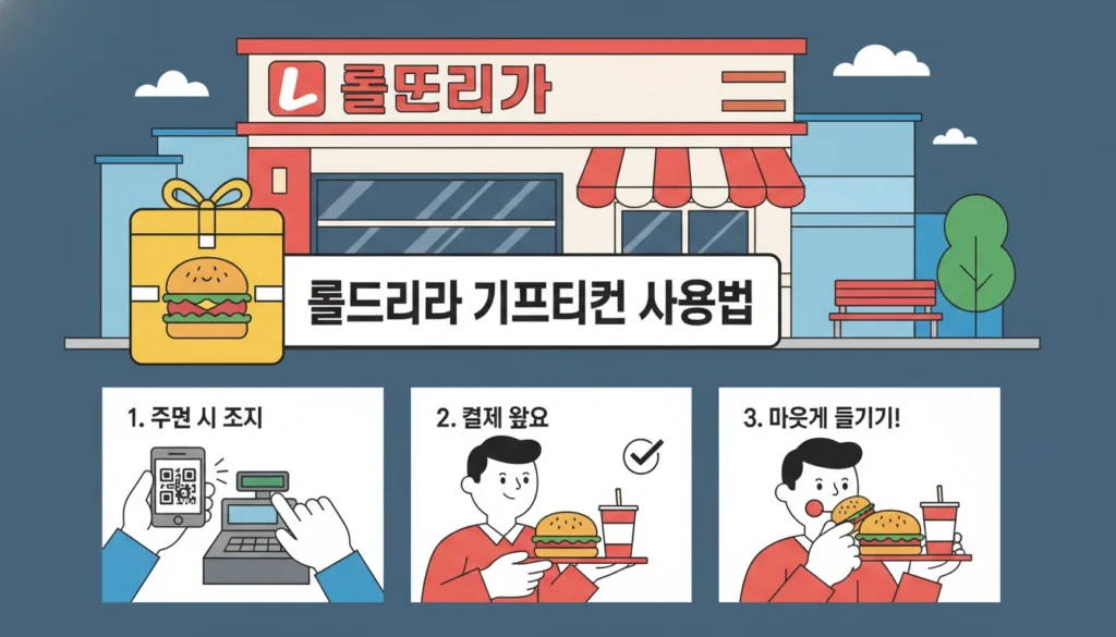 롯데리아 기프티콘 사용법 | 앱 주문·매장·배달에서 쓰는 방법 대표 이미지