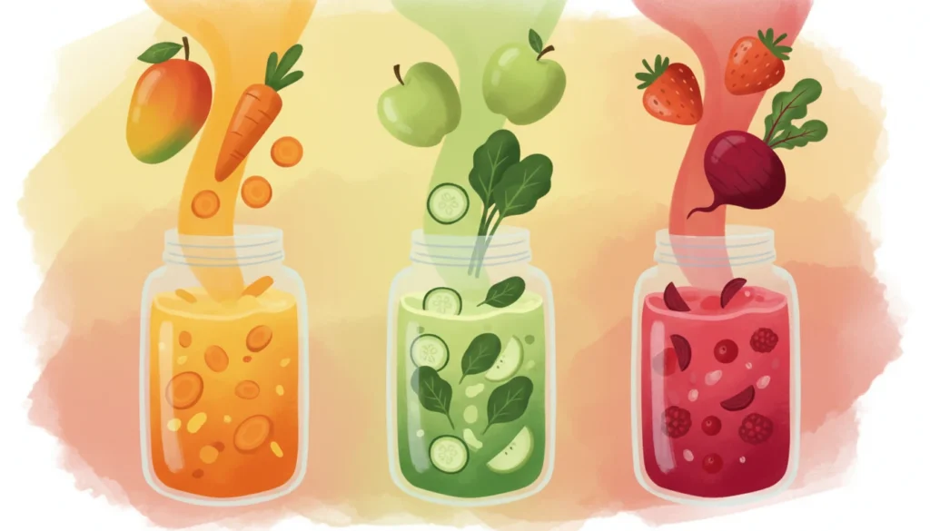 즙서기 과일 야채 추천 조합과 건강 주스 레시피 가이드 대표 이미지