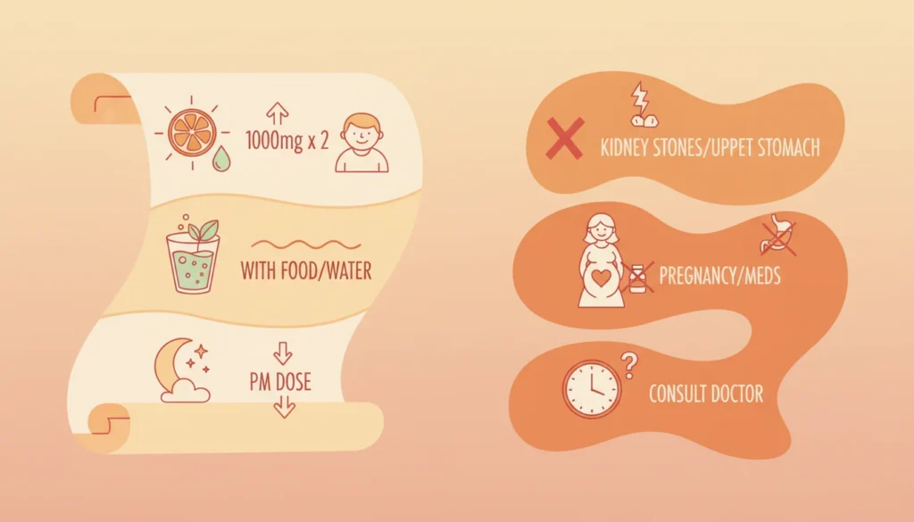 비타민C 복용 체크리스트와 주의사항 대표 이미지